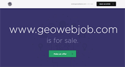 Desktop Screenshot of geowebjob.com